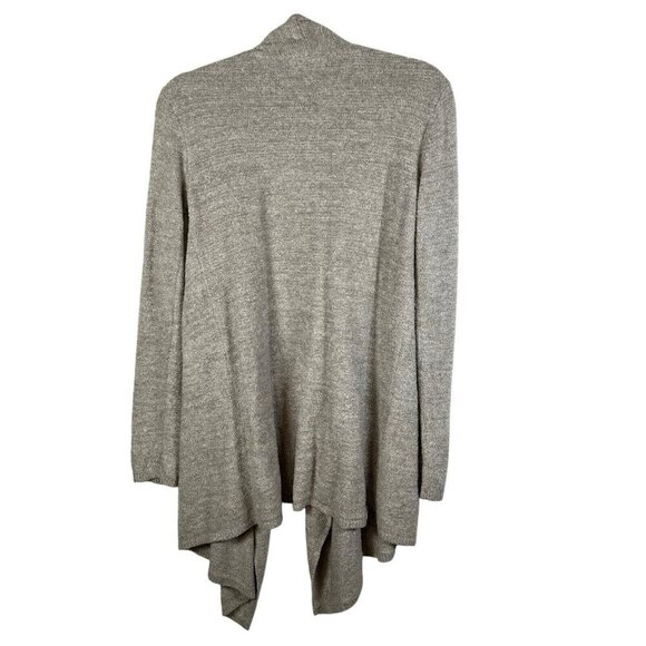 Barefoot Dreams Size S/M Cozy Chic Lite‎ Calypso Waterfall Cardigan Sweater Tan - Picture 2 of 11